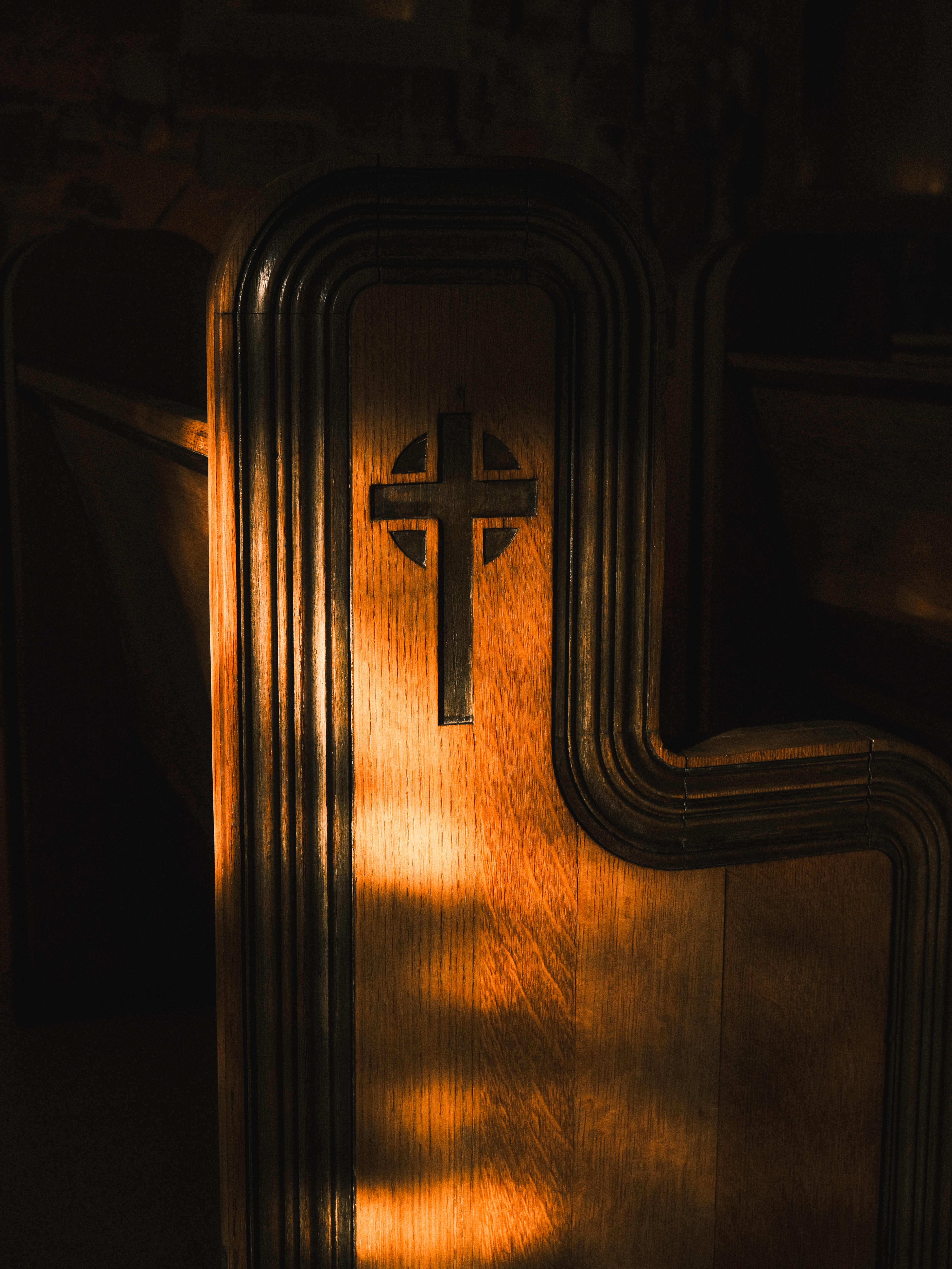 Zion Chapel interior at The Hidden Encounter, showing the chapel's intimate sacred space